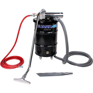 30 GALLON B PNEUMATIC VACUUM UNIT W/ 1.5" INLET & ATTACHMENT KIT by Guardair