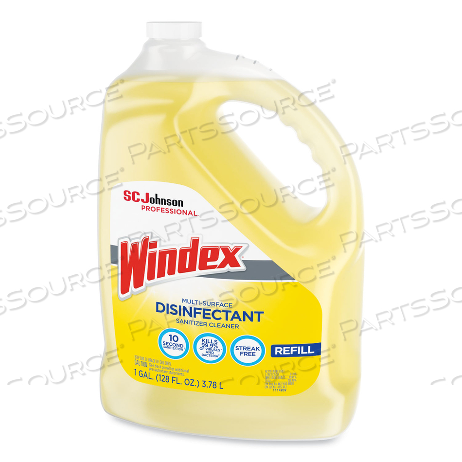 MULTI-SURFACE DISINFECTANT CLEANER, CITRUS, 1 GAL BOTTLE by Windex