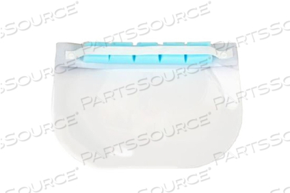 FACE SHIELD ONE SIZE FITS MOST FULL LENGTH ANTI-FOG DISPOSABLE NONSTERILE (25 PER BOX) by McKesson FACE SHIELD ONE SIZE FITS MOST FULL LENGTH ANTI-FOG DISPOSABLE NONSTERILE (25 PER BOX) by McKesson
