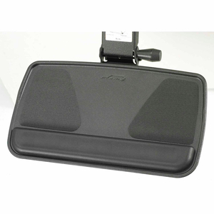 RIGHTANGLE MYRIAD KEYBOARD & MOUSE TRAY WITH FASTACTION PRECISION ARM, BLACK by KA Manufacturing Inc.