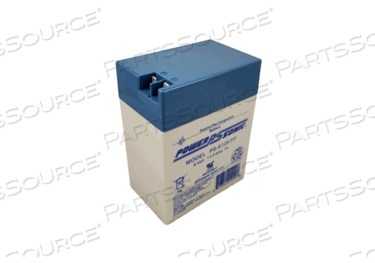 BATTERY, SEALED LEAD ACID, 6V, 3.2 AH, FASTON (F1) 