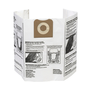 HIGH-EFFICIENCY DUST BAG, FILTER BAG, USED WITH RIDGID WET/DRY VACS 12 GAL TO 16 GAL by Ridgid