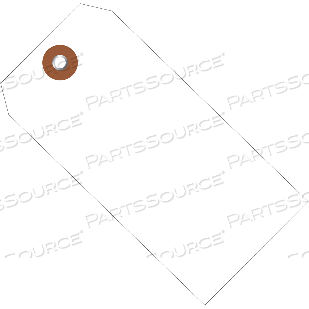 PLASTIC SHIPPING TAGS, 6 1/4" X 3 1/8", WHITE, 100/CASE by BOX Partners (Box Acquisitions, LLC)