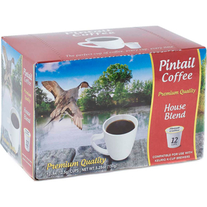 HOUSE BLEND, MEDIUM ROAST, 0.53 OZ., 12 K-CUPS/BOX by Pintail Coffee, Inc.