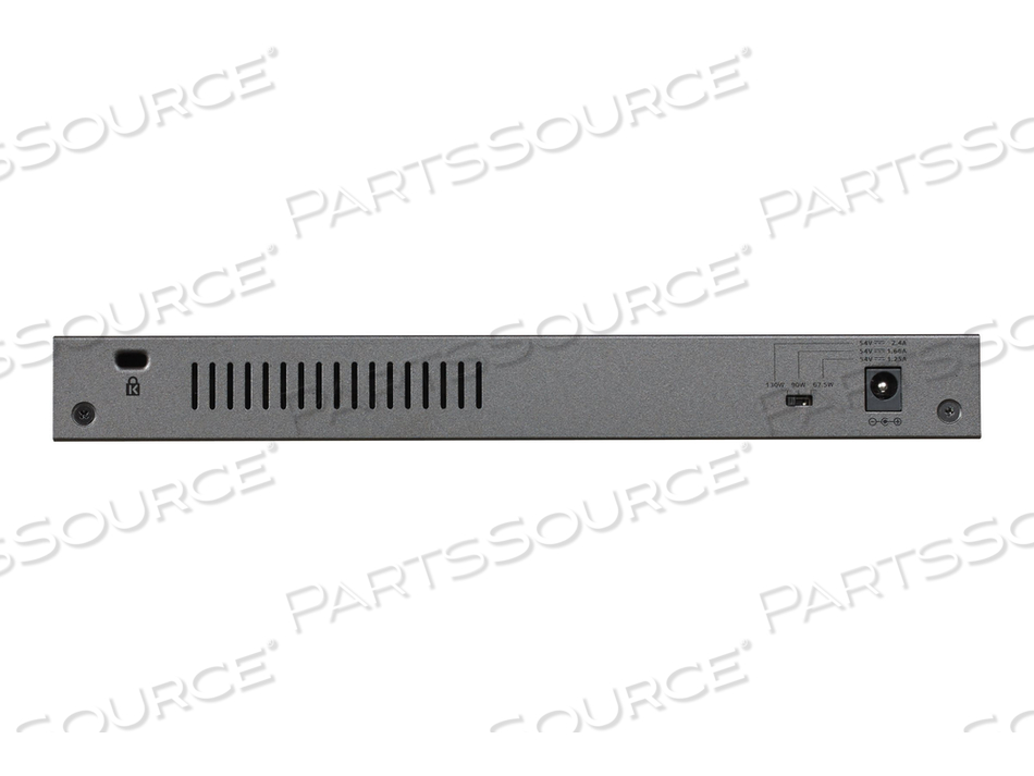 GS108PP, SWITCH, 8 X 10/100/1000 (POE+), DESKTOP, RACK-MOUNTABLE, WALL-MOUNTABLE, POE+ (123 W), 54 V (POE+) by Netgear