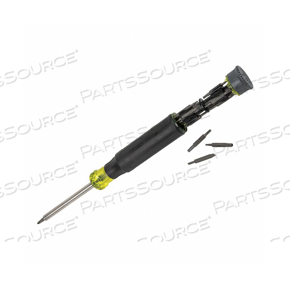 27-IN-1 MULTI-BIT PRECISION SCREWDRIVER WITH BITS - 8.75 IN by Klein Tools