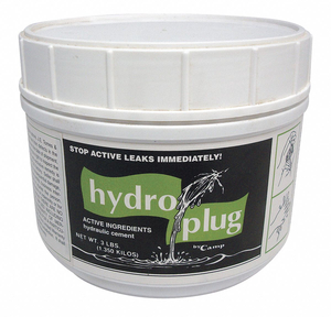 CONCRETE REPAIR LEAK STOP 3 LB. TUB by Hydroplug