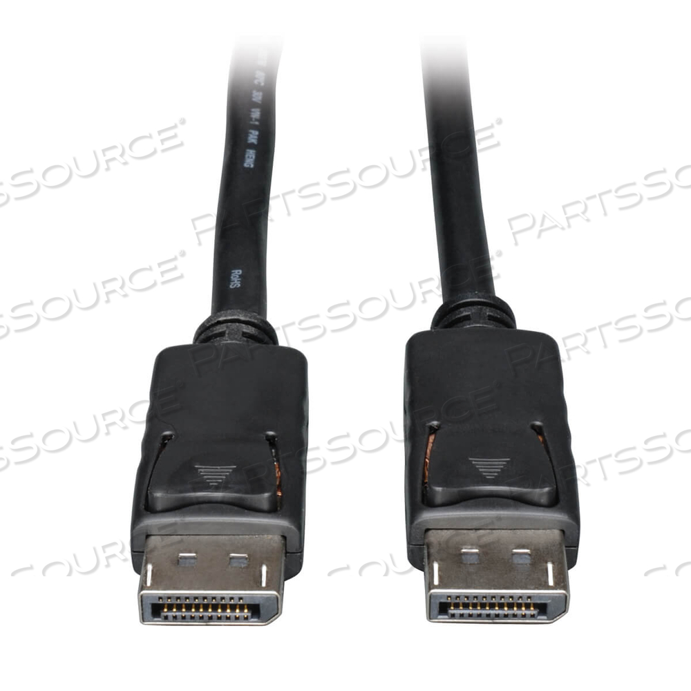 DISPLAYPORT CABLE WITH LATCHING CONNECTORS, 4K (M/M), BLACK, 25 FT by Tripp Lite