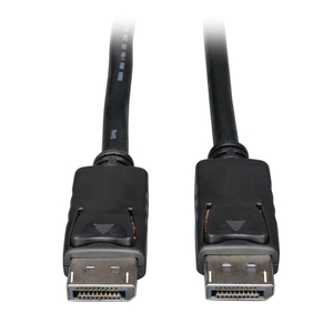 DISPLAYPORT CABLE WITH LATCHING CONNECTORS, 4K (M/M), BLACK, 25 FT by Tripp Lite DISPLAYPORT CABLE WITH LATCHING CONNECTORS, 4K (M/M), BLACK, 25 FT by Tripp Lite