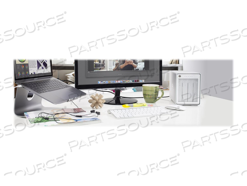 OWC MERCURY ELITE PRO QUAD, HARD DRIVE ARRAY, 48 TB, 4 BAYS (SATA-600), HDD 12 TB X 4, USB 3.1 GEN 2 (EXTERNAL) by Other World Computing