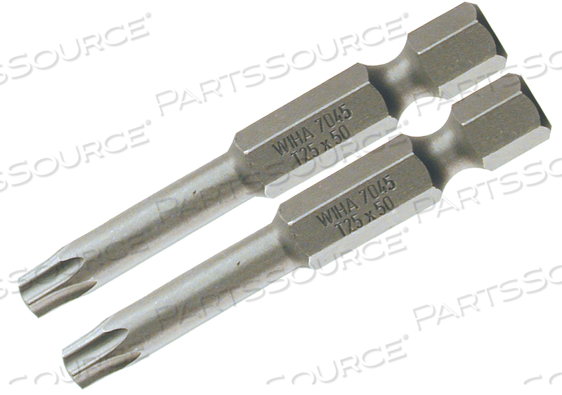 STANDARD BIT TORX T5 X 50MM - 2 PACK by Wiha Tools STANDARD BIT TORX T5 X 50MM - 2 PACK by Wiha Tools