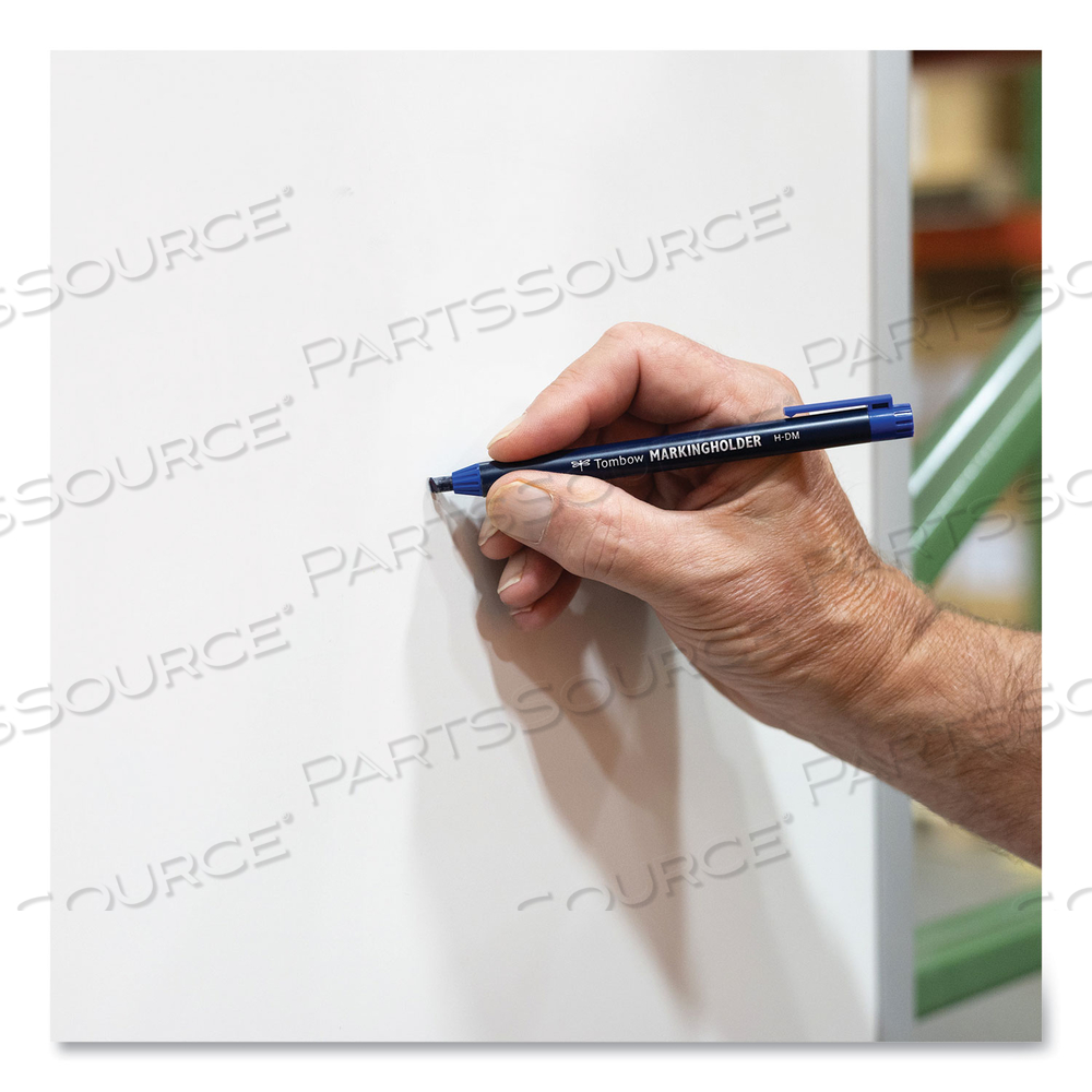 MECHANICAL WAX-BASED MARKING PENCIL REFILLS, 4.4 MM, BLUE by Tombow