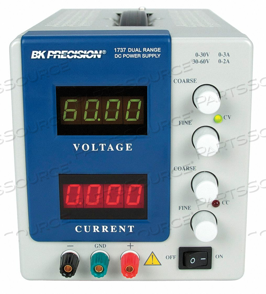 DUAL RANGE DC PWR SPLY 30V/3A 60V/2A by B&K Precision DUAL RANGE DC PWR SPLY 30V/3A 60V/2A by B&K Precision