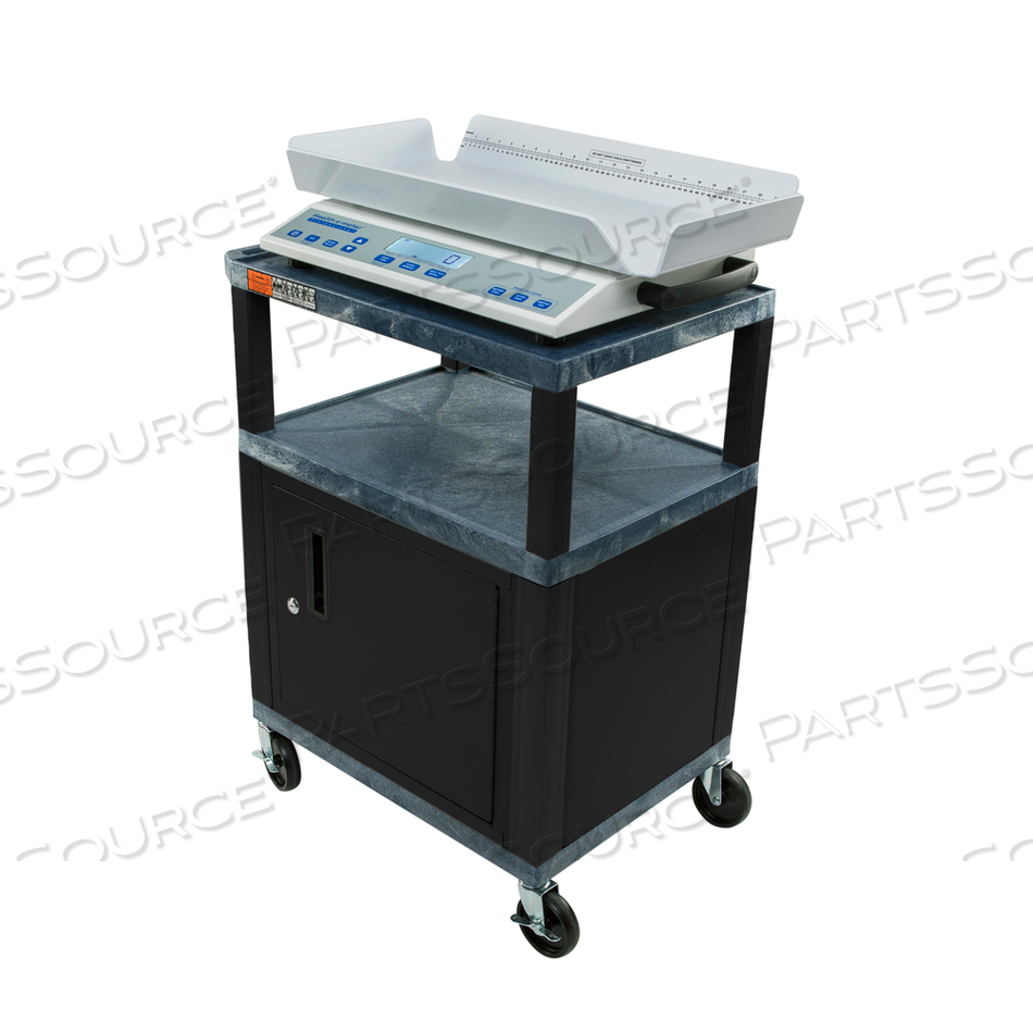 MEDICAL/SCALE CART, 26-1/2 IN X 34-1/8 IN X 18 IN by Health O Meter Professional Scales
