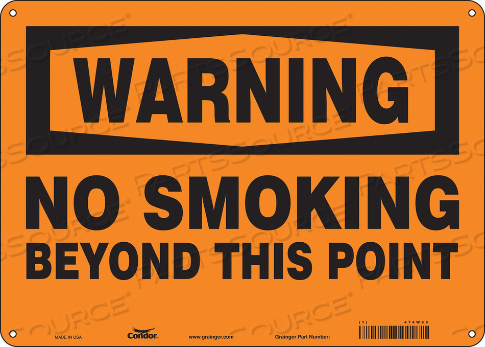 SAFETY SIGN 14 W 10 H 0.032 THICKNESS 