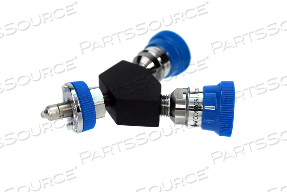 OHMEDA Y-BLOCK, MALE QC INLET X FEMALE COUPLER OUTLETS, N2O by Bay Corporation