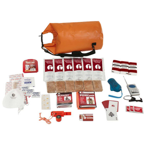 SKGK SURVIVAL KIT IN WATERPROOF DRY BAG ORANGE by Guardian Survival Gear