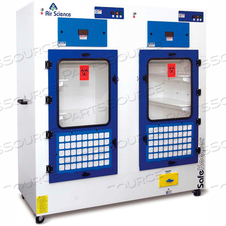 SAFEKEEPER FORENSIC EVIDENCE DRYING CABINET, DUAL CHAMBER, 60"W by Air Science