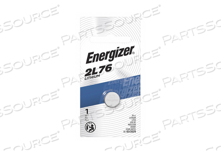 BATTERY, BUTTON CELL, 2L76, LITHIUM, 3V, 160 MAH 