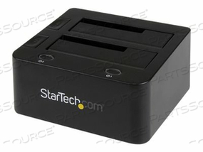 DUAL-BAY HARD DRIVE DOCK FOR 2.5/3.5 SATA AND IDE DRIVES, SATA III AND IDE (40 by StarTech.com Ltd.