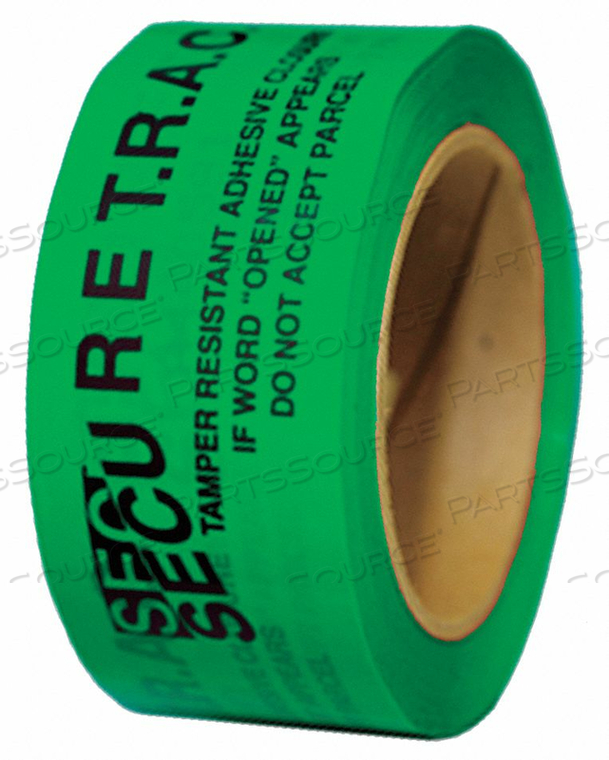 TAMPER EVIDENT TAPE GREEN 2INX180FT by NovaVision TAMPER EVIDENT TAPE GREEN 2INX180FT by NovaVision
