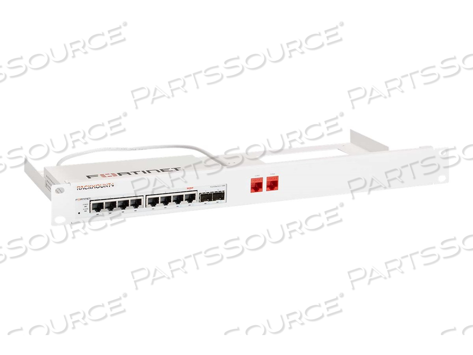 RM-FR-T17, NETWORK DEVICE MOUNTING KIT, RACK MOUNTABLE, WHITE, RAL 9003, 1U, 19", FOR FORTINET FORTISWITCH 108F by Rackmount.IT RM-FR-T17, NETWORK DEVICE MOUNTING KIT, RACK MOUNTABLE, WHITE, RAL 9003, 1U, 19", FOR FORTINET FORTISWITCH 108F by Rackmount.IT