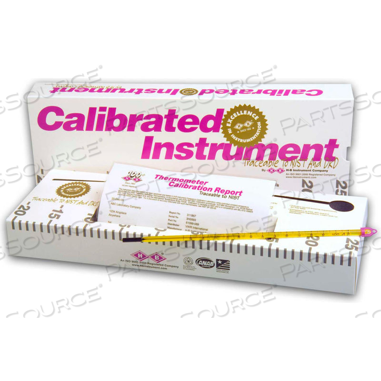 H-B EASY-READ CALIBRATED LIQUID-IN-GLASS THERMOMETER, -10 TO 70C by Bel-Art Products