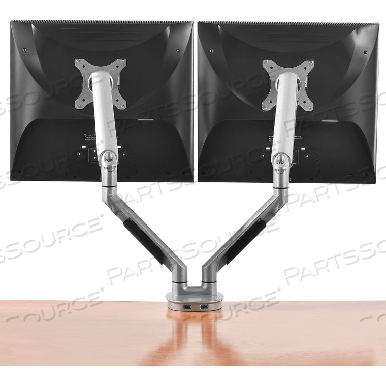 INTERION GAS SPRING DUAL MONITOR DESKTOP MOUNT by Loctek Ergonimic Tech- Ningbo INTERION GAS SPRING DUAL MONITOR DESKTOP MOUNT by Loctek Ergonimic Tech- Ningbo