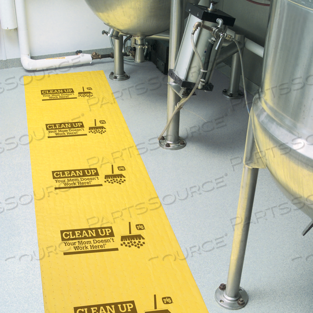 PIG CHAT MAT HIGH-VISIBILITY ABSORBENT ROLL by New Pig Corporation PIG CHAT MAT HIGH-VISIBILITY ABSORBENT ROLL by New Pig Corporation