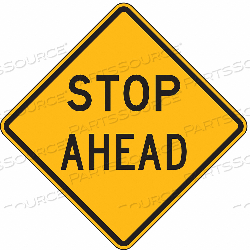 TRAFFIC SIGN 18 H 18 W ALUMINUM by Lyle Signs Inc.