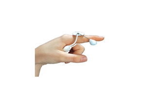 SPRING FINGER EXTENSION ASSIST, MEDIUM, WIRE/FOAM, WHITE, 1 IN X 3 IN by AliMed, Inc.