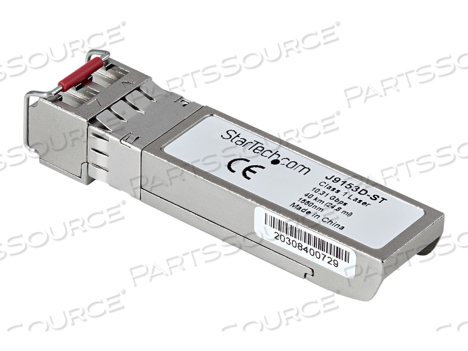 HPE J9153D COMPATIBLE SFP+ MODULE, 10GBASE-ER, 10GBE SINGLE MODE (SMF) FIBER OPTIC TRANSCEIVER, 10GE GIGABIT ETHERNET SFP+, LC CONNECTOR, 40 by StarTech.com Ltd. HPE J9153D COMPATIBLE SFP+ MODULE, 10GBASE-ER, 10GBE SINGLE MODE (SMF) FIBER OPTIC TRANSCEIVER, 10GE GIGABIT ETHERNET SFP+, LC CONNECTOR, 40 by StarTech.com Ltd.