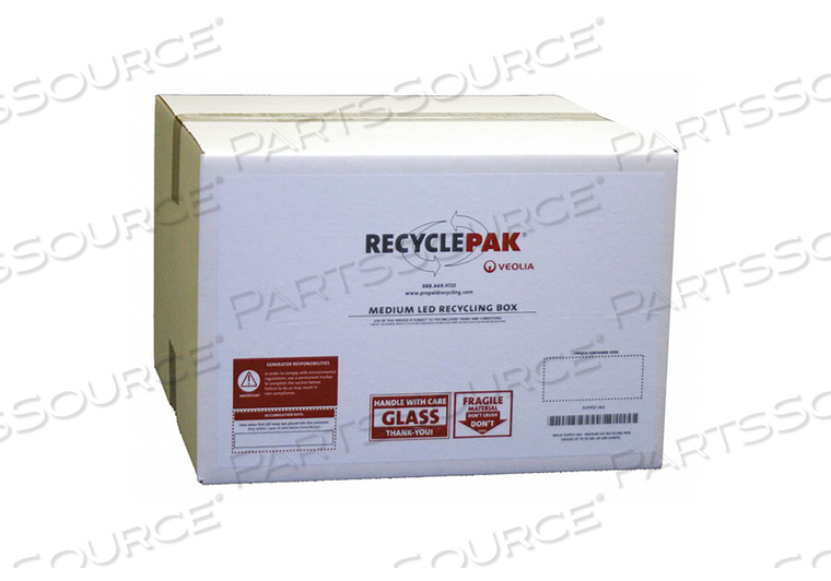 LED LAMP RECYCLING BOX 18 LX12 WX6 D by Recyclepak