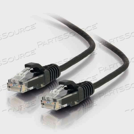 CABLE, 26 AWG CABLE, PVC JACKET, BLACK, RJ-45 MALE, RJ-45 MALE, CAT-6 CATEGORY, MEETS ANSI/TIA, 25 FT, 0.718 LB by Legrand AV (C2G)