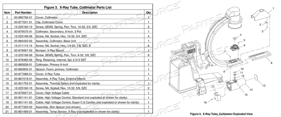 10-32 5/8" SEMS SPRING PAN TORX HEAD SCREW by OEC Medical Systems (GE Healthcare)