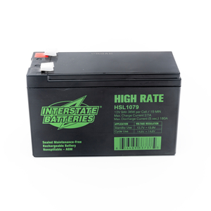 12V 9AH 36W SLA 250 HIGH RATE by Interstate All Battery 12V 9AH 36W SLA 250 HIGH RATE by Interstate All Battery