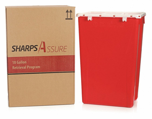 SHARPS CONTAINER 22 W 18 GAL. SNAP LID by Sharps Compliance, Inc.