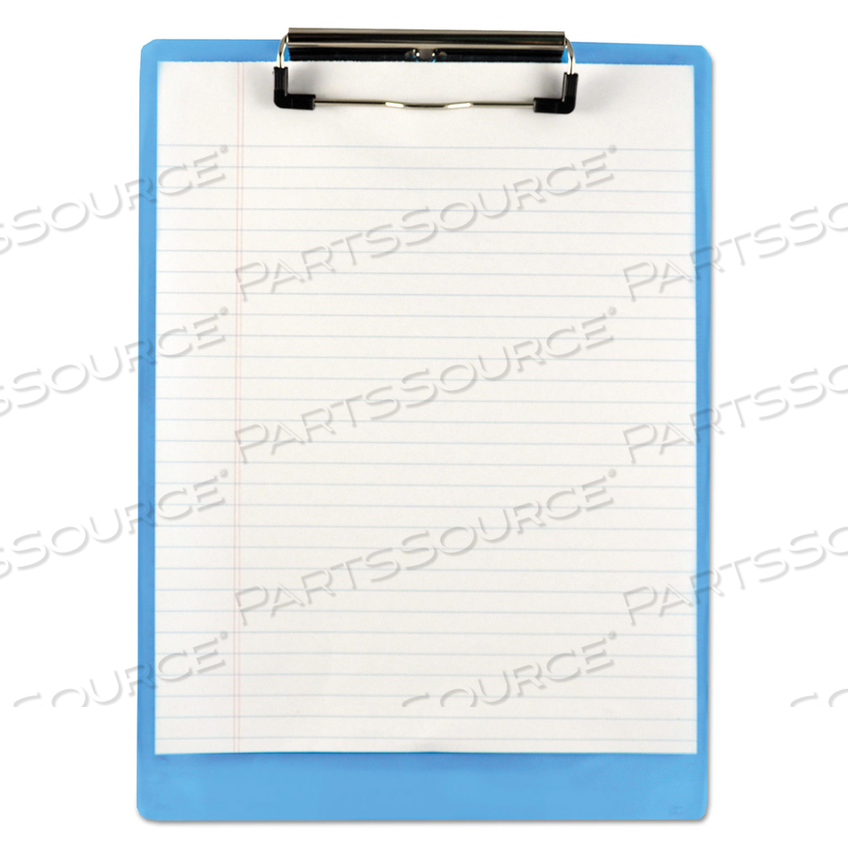CLIPBOARD LETTER SIZE PLASTIC ICE BLUE by Saunders CLIPBOARD LETTER SIZE PLASTIC ICE BLUE by Saunders