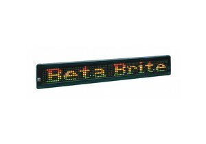 LED MESSAGE DISPLAY SIGN 3-13/16 H by Adaptive Micro Systems LED MESSAGE DISPLAY SIGN 3-13/16 H by Adaptive Micro Systems