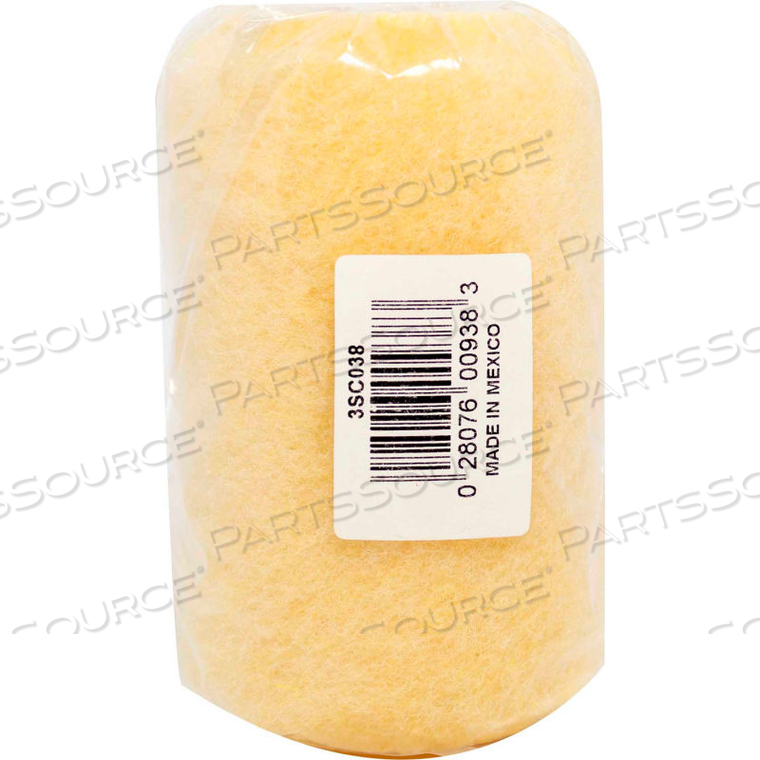 ROLLERLITE 3" X 3/8" HIGH-DENSITY POLYESTER FABRIC ROLLER COVER, 24/CASE by Quali-Tech Mfg