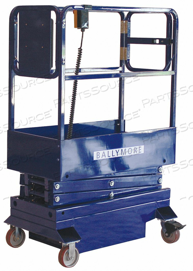 SCISSOR LIFT PUSH-AROUND 500 LB CAP. by Ballymore