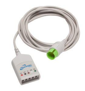 ECG CABLE; SHIELDED; TRULINK®; 305CM LENGTH; 5 NUMBER OF LEADS; REUSABLE; WITH AAMI COLOR CODING by Spacelabs Healthcare