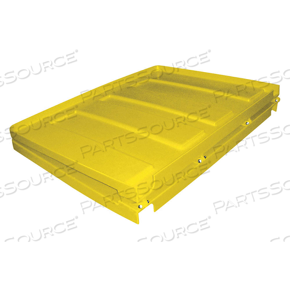 HINGED LID FOR TILT & CUBE TRUCKS, 45.9 CU FT FITS TRUCK SIZE (CU.-FT.), MDPE by Approved Vendor HINGED LID FOR TILT & CUBE TRUCKS, 45.9 CU FT FITS TRUCK SIZE (CU.-FT.), MDPE by Approved Vendor