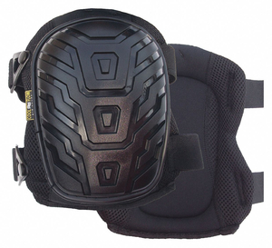 KNEE PADS BLACK PLASTIC NON-MARRING PR by Impacto