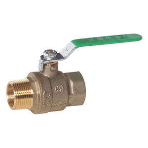 BRASS BALL VALVE LEAD-FREE 1 MPT X FPT by Midwest Control