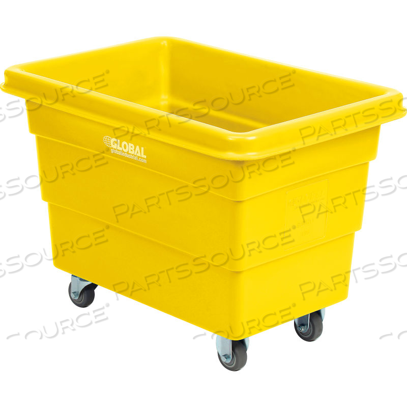 PLASTIC BULK BOX TRUCK, 6 BUSHEL, DIRECT MOUNT BASE YELLOW by Approved Vendor