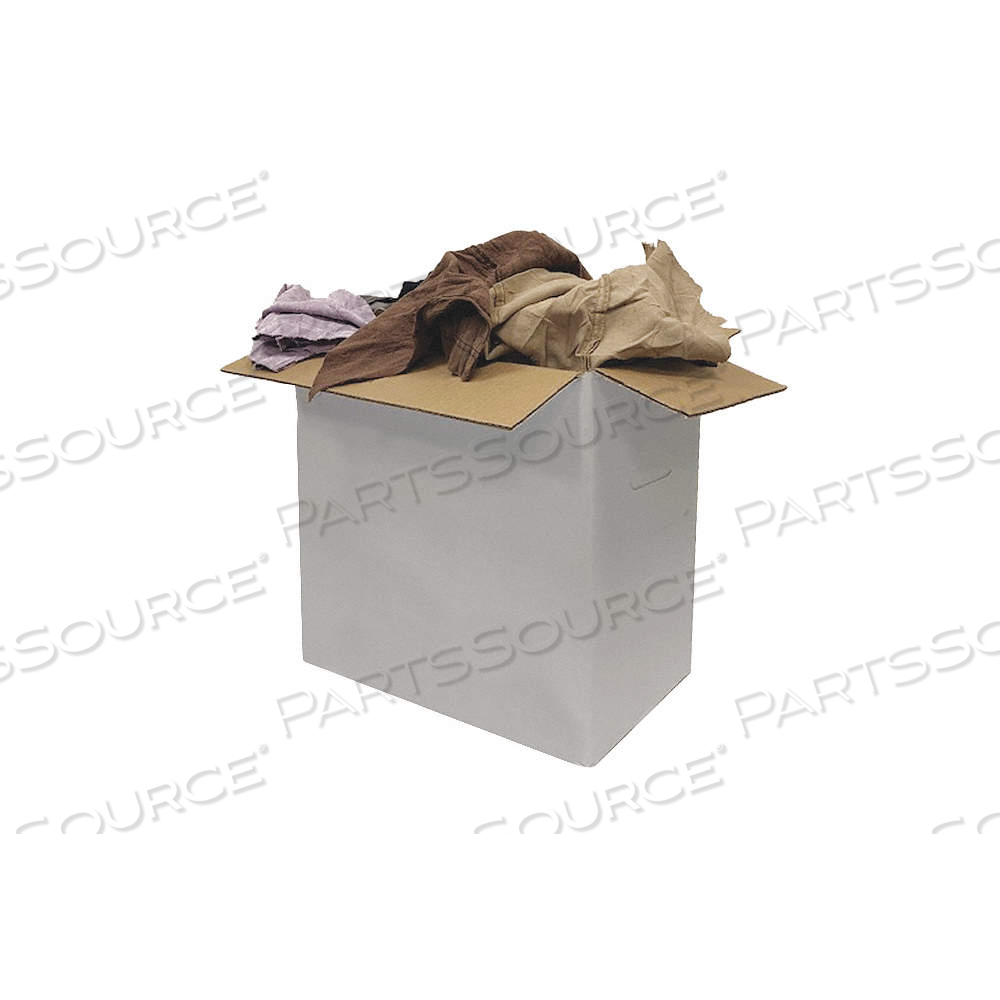 CLOTH RAG, CORDUROY, RECLAIMED, ASSORTED, VARIES, 25 LB WT by Approved Vendor CLOTH RAG, CORDUROY, RECLAIMED, ASSORTED, VARIES, 25 LB WT by Approved Vendor