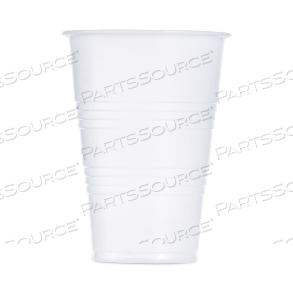 HIGH-IMPACT POLYSTYRENE COLD CUPS, 7 OZ, TRANSLUCENT, 100 CUPS/SLEEVE by Dart Container Corporation HIGH-IMPACT POLYSTYRENE COLD CUPS, 7 OZ, TRANSLUCENT, 100 CUPS/SLEEVE by Dart Container Corporation