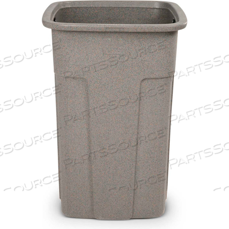 SLIMLINE SQUARE CONTAINER, 50 GALLON, GREYSTONE by Toter