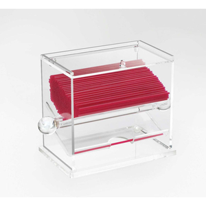 STIR STICK DISPENSER 6"W X 3-1/2"D X 5-1/2"H by Cal Mil Plastics